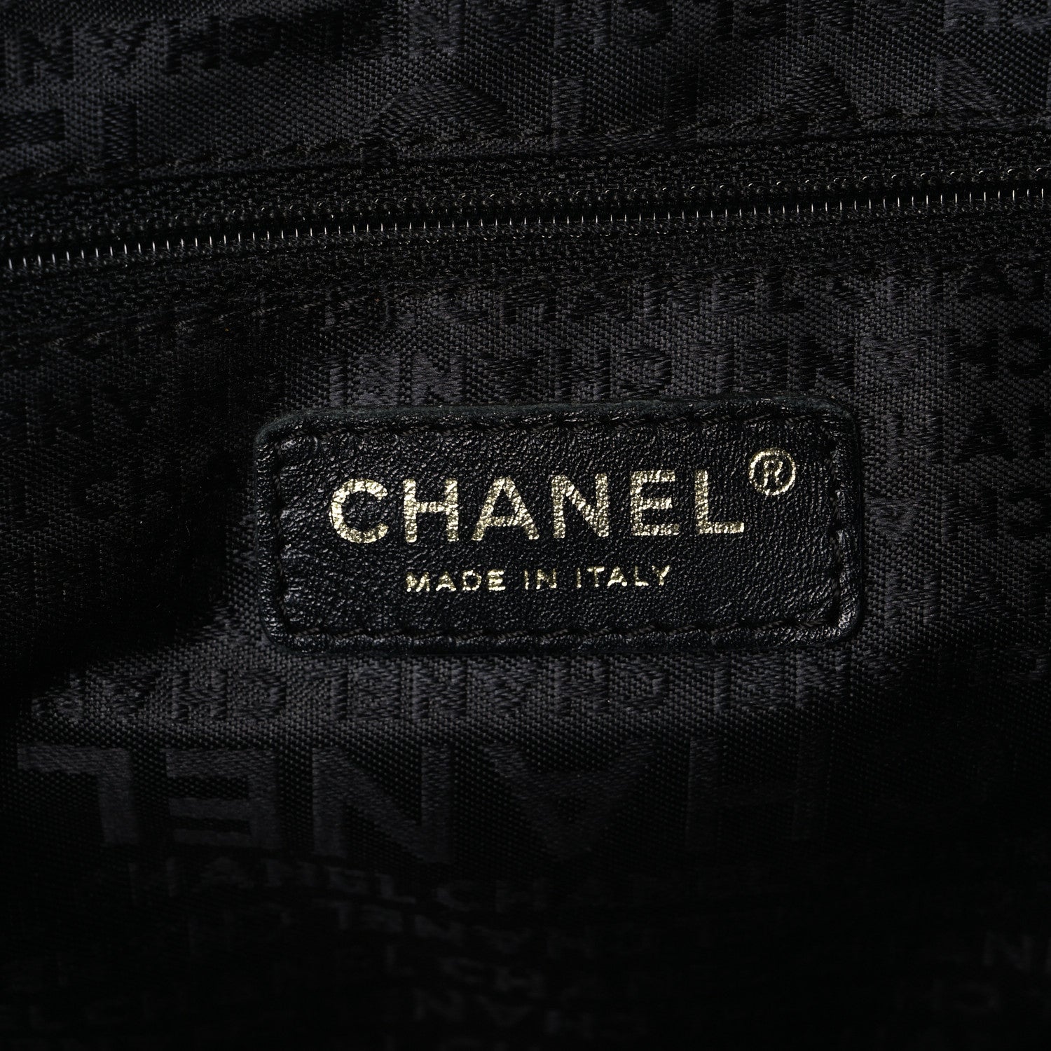 Chanel Canvas Bucket Bag White Black Orange 6 of 10