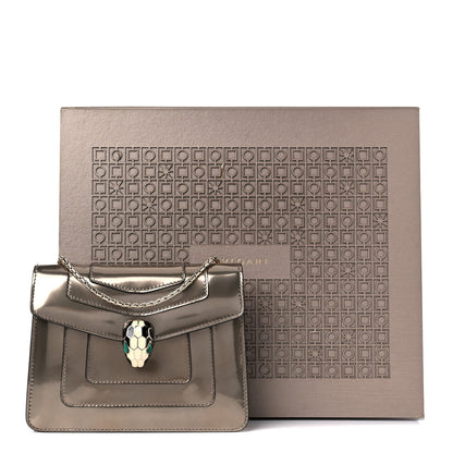 Bulgari Metallic Calfskin Serpenti Forever Crossbody Bag Bronze 12 of 12