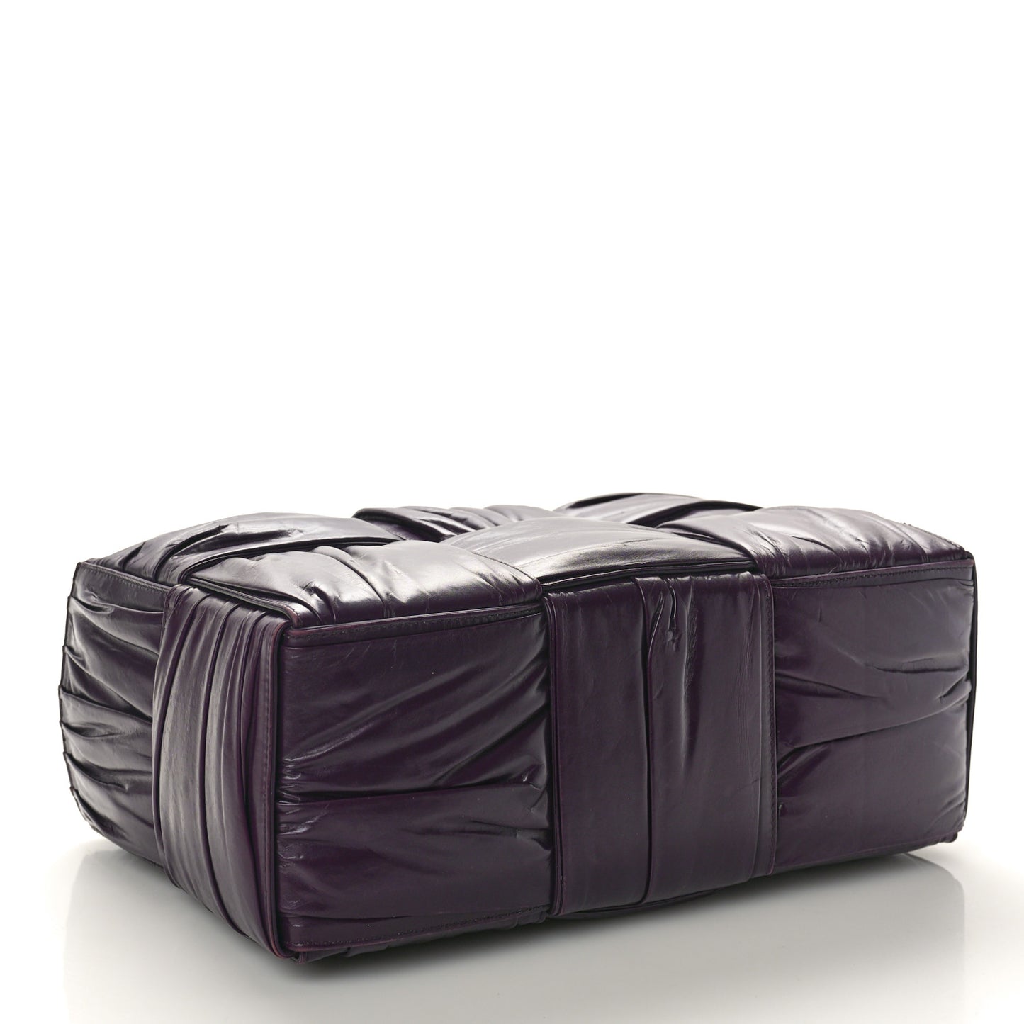 Foulard Intrecciato Pleated Medium Arco Tote Dark Mystic