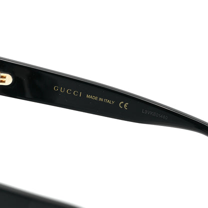 Gucci Acetate Stars Cat Eye Sunglasses GG0116S Black 6 of 9