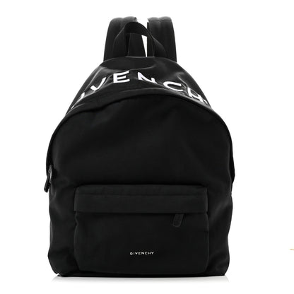 Givenchy Nylon Essential Backpack Black White 1 of 9