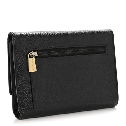 Chanel Caviar Timeless CC Wallet Black 3 of 11