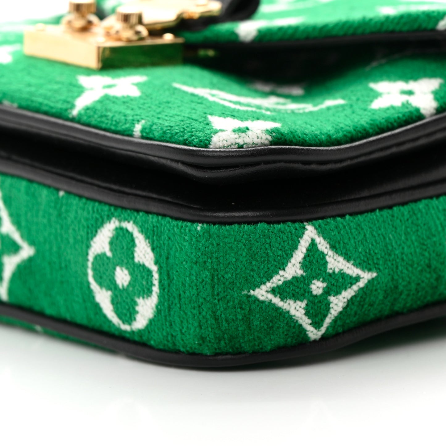 Monogram Jacquard Velvet Micro Metis Green