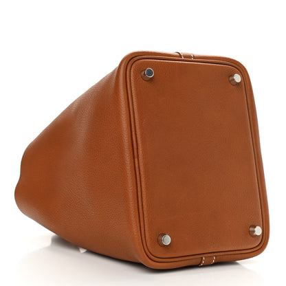 Hermes Barenia Faubourg Picotin Lock 18 PM Fauve 4 of 11