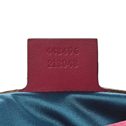 Gucci Velvet Matelasse Blind for Love Embroidered Medium GG Marmont Shoulder Bag Light Raspberry Rose Multicolor 7 of 10