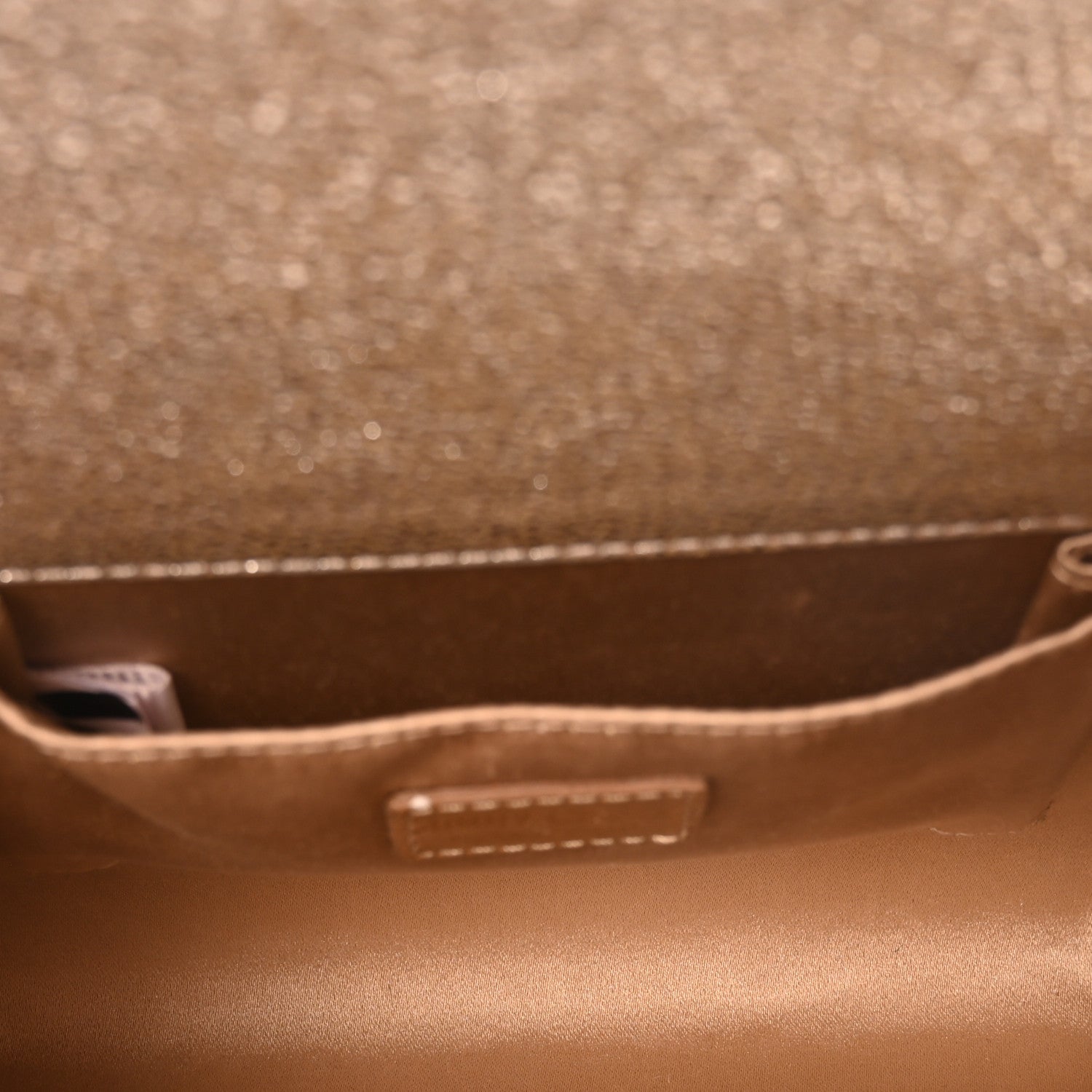Jimmy Choo Acrylic Glitter Micro Candy Clutch Gold 5 of 10