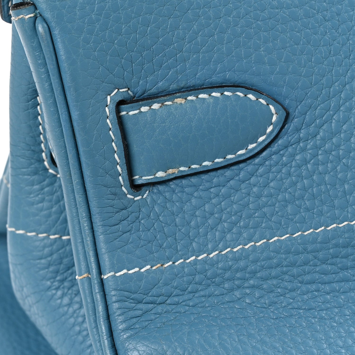 Hermes Taurillon Clemence JPG Birkin 42 Blue Jean 13 of 14
