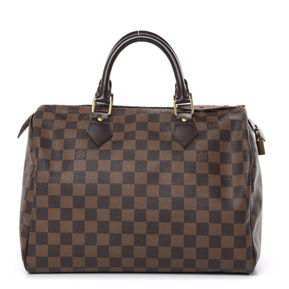 Louis Vuitton Damier Ebene Speedy 30 1 of 15