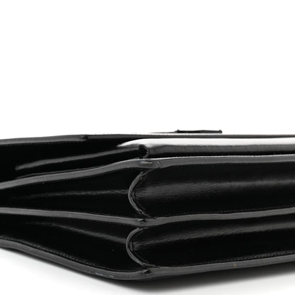 Saint Laurent Calfskin Medium Monogram Monochrome Sunset Black 8 of 9