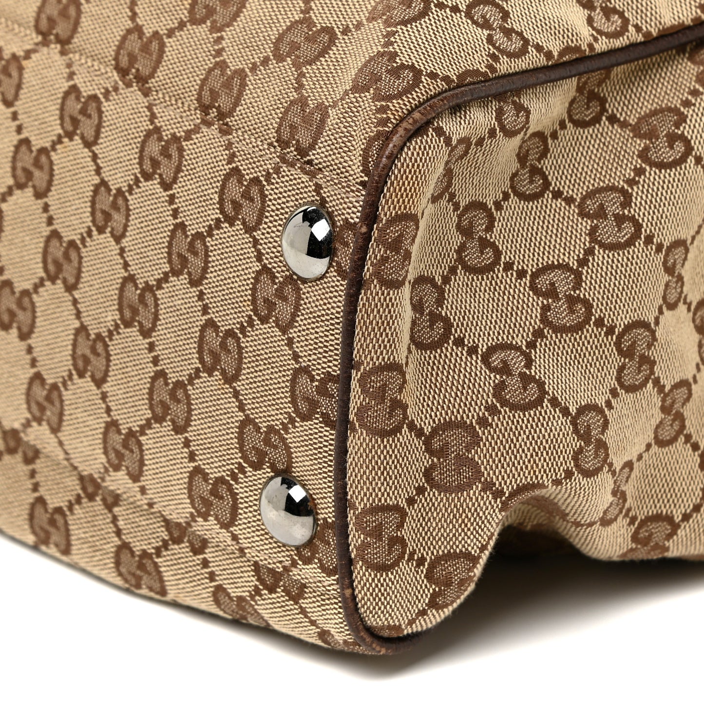Monogram Large Tote Dark Brown