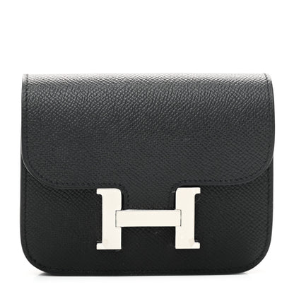 Hermes Epsom Constance Slim Wallet Black 1 of 8