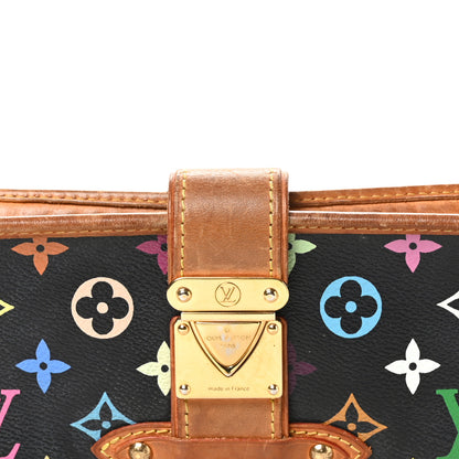 Louis Vuitton Monogram Multicolor Shirley Black 6 of 10