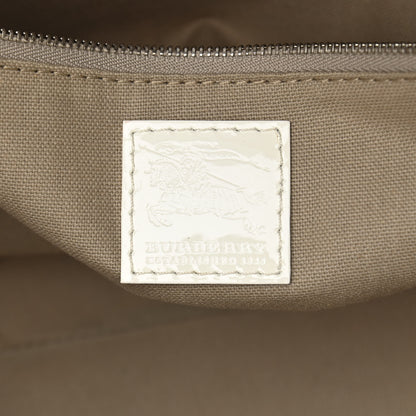 Burberry Supernova Check Hearts Small Nickie Tote White 6 of 10