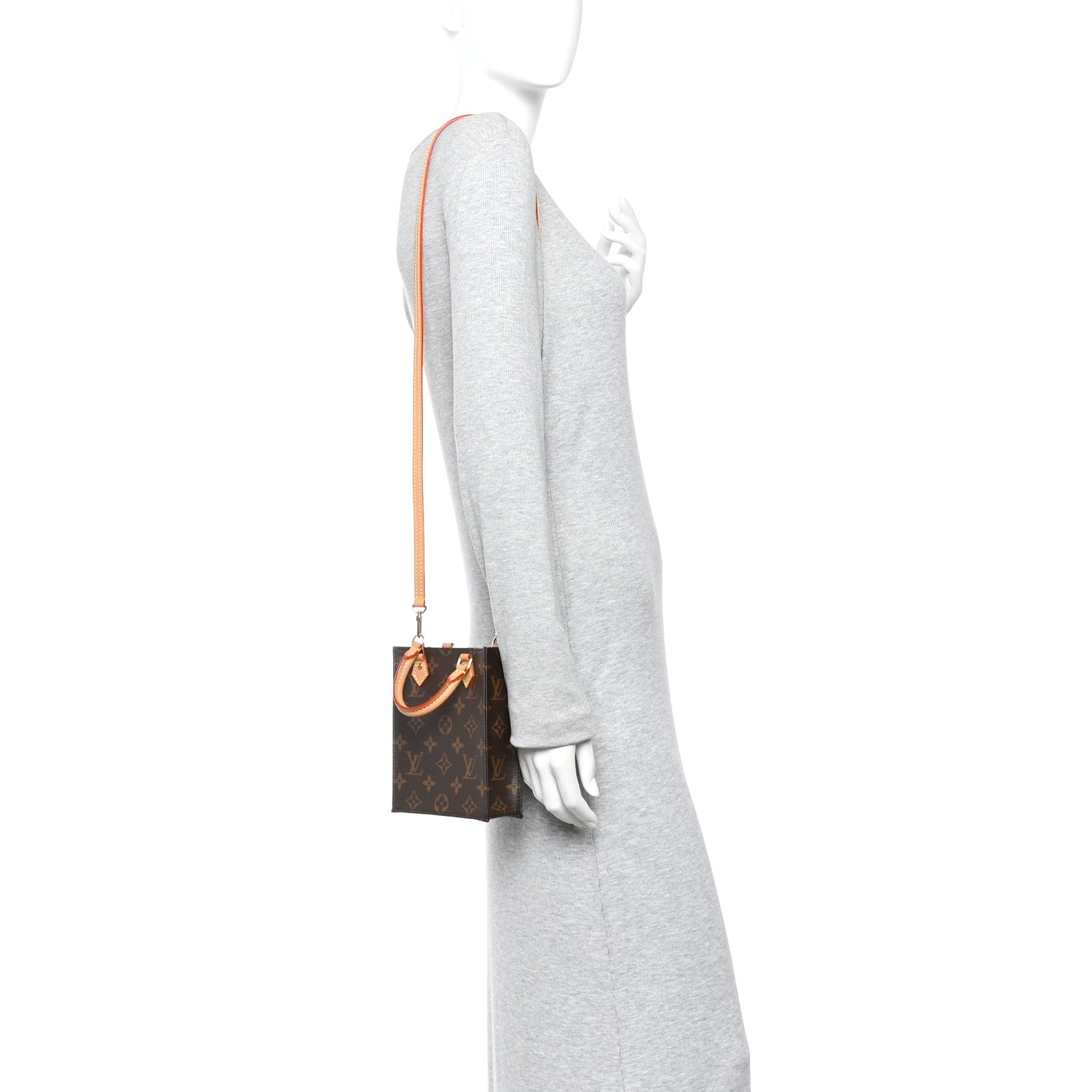 Louis Vuitton Monogram Petit Sac Plat 2 of 10
