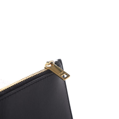 Saint Laurent Calfskin 5 Fragments Zip Pouch Card Holder Black 6 of 7