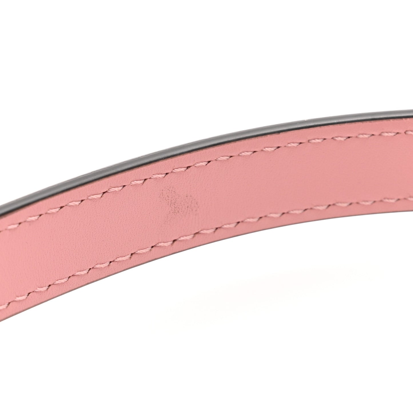 Supple Calfskin Mini Saddle Bag With Strap Old Rose