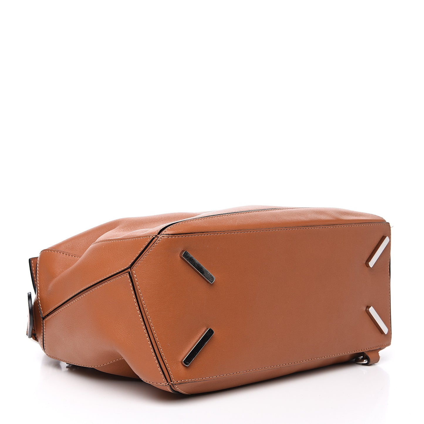 Calfskin Medium Puzzle Bag Tan