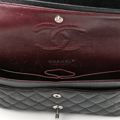 Chanel Caviar Quilted Medium Double Flap Black 4 of 13