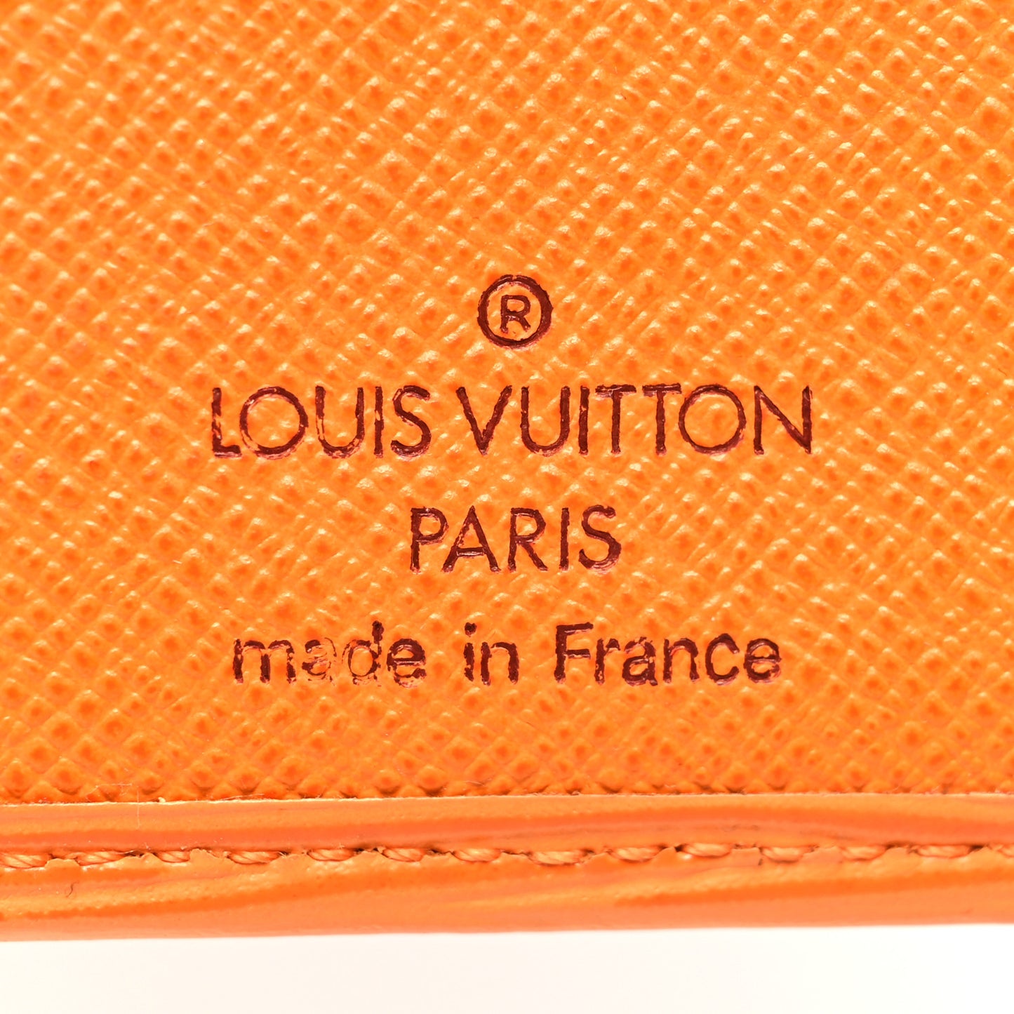Epi Porte-Billets Compact Wallet Mandarin