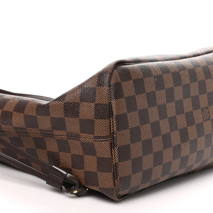 Louis Vuitton Damier Ebene Neo Neverfull MM Rose Ballerine 8 of 9