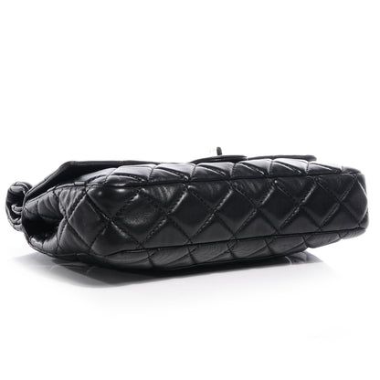 Chanel Lambskin Quilted Medium Roll Reissue Clutch Black 4 of 8
