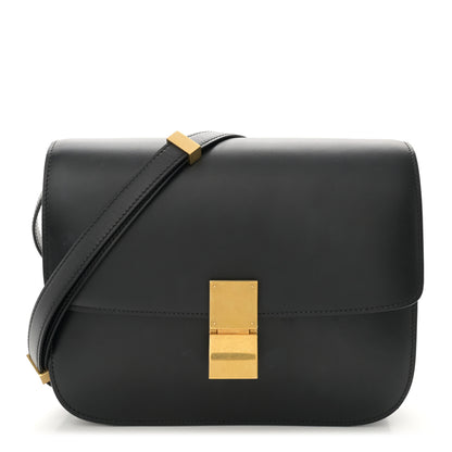 Celine Box Calfskin Medium Classic Box Flap Bag Black 1 of 13