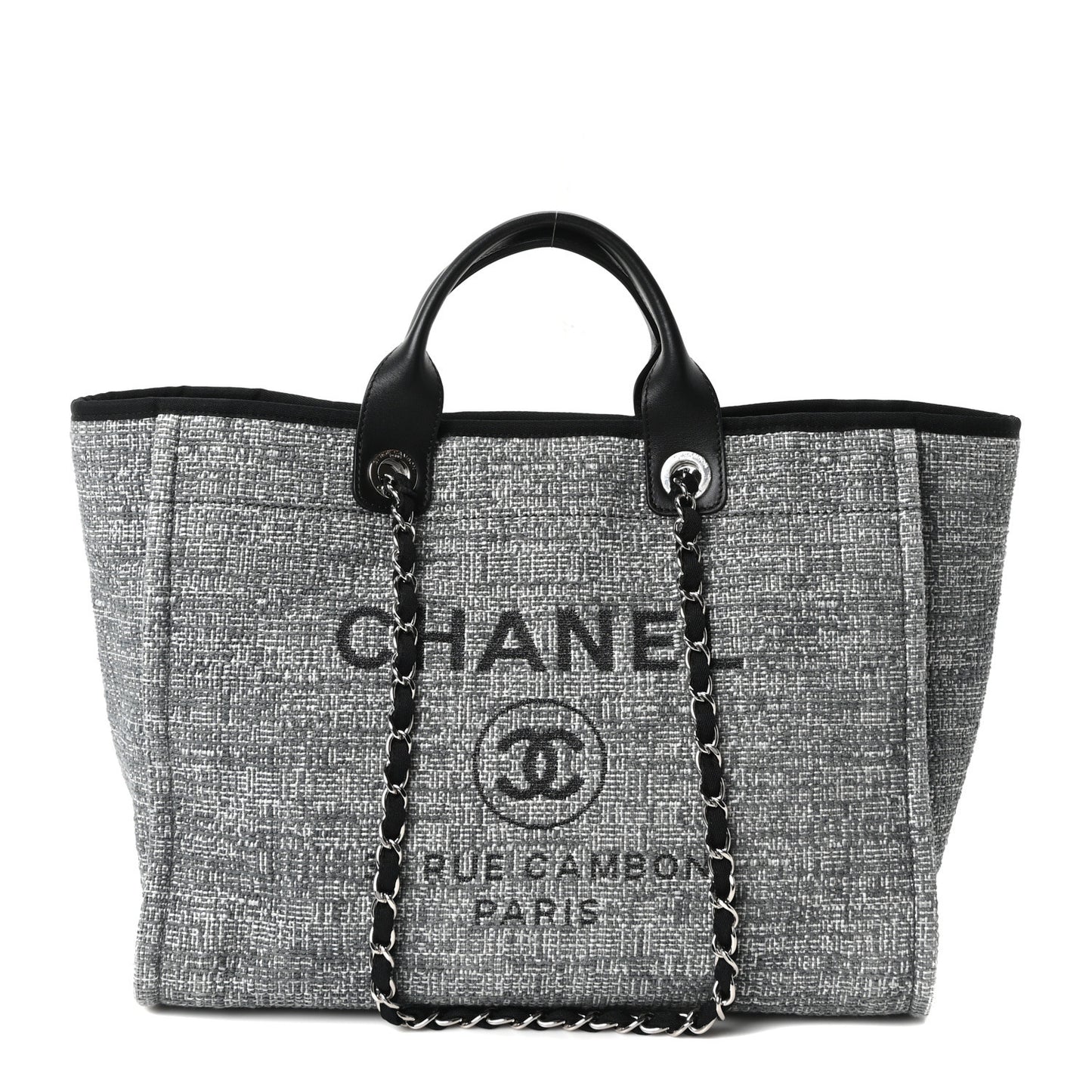 Canvas Medium Deauville Tote Charcoal