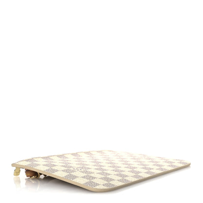 Louis Vuitton Damier Azur Neverfull MM GM Pochette Rose Ballerine 4 of 6