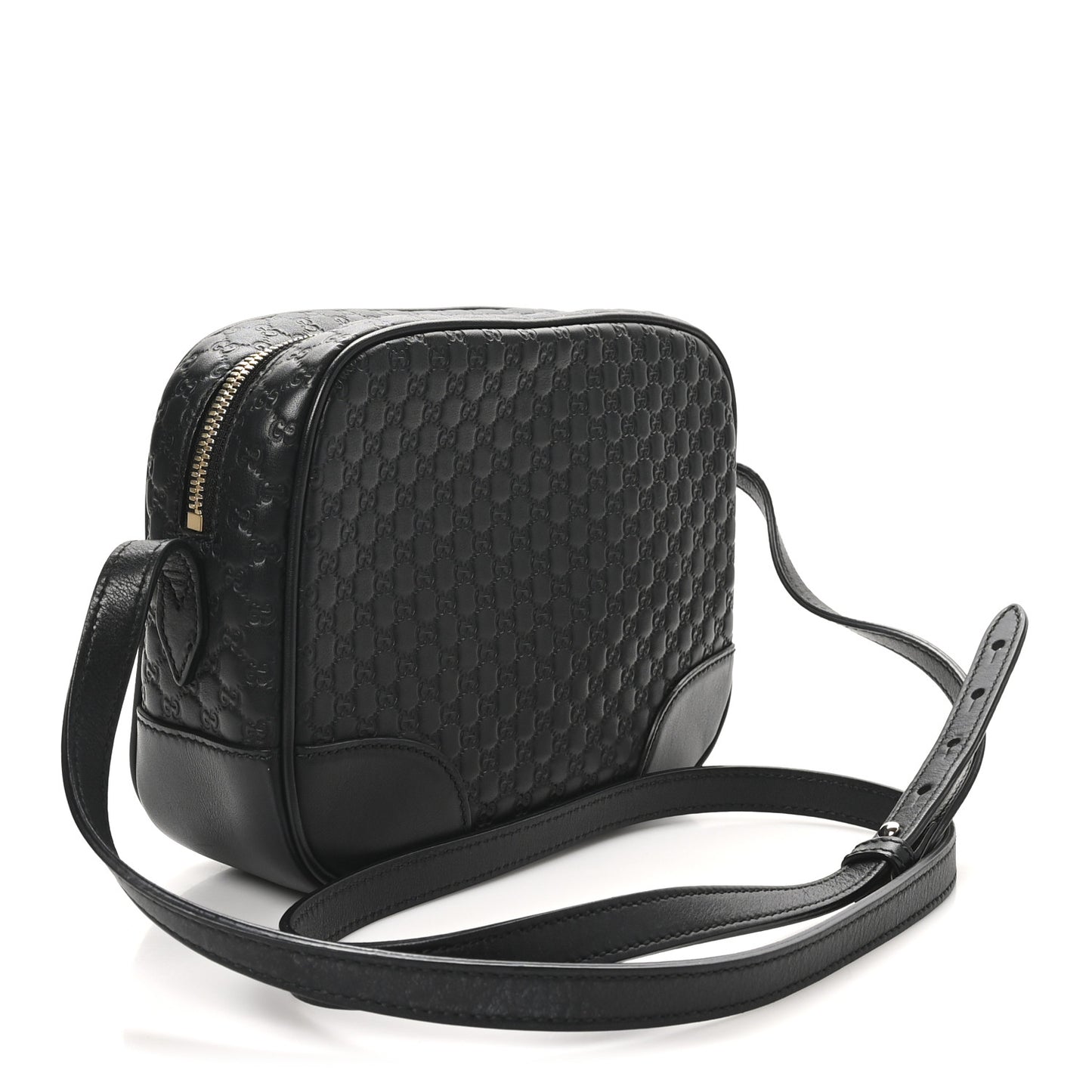 Microguccissima Mini Bree Messenger Bag Black