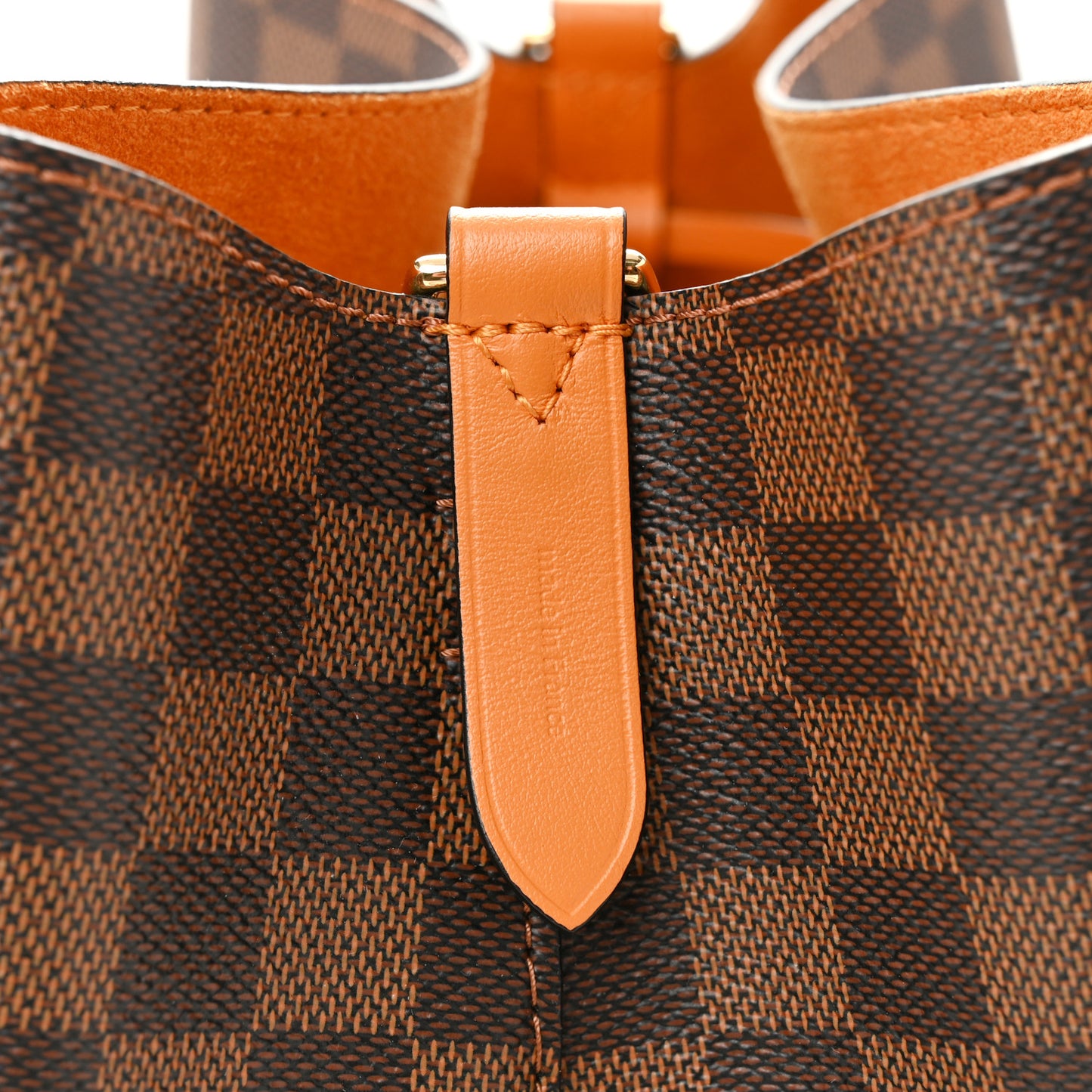 Damier Ebene Neonoe MM Safran