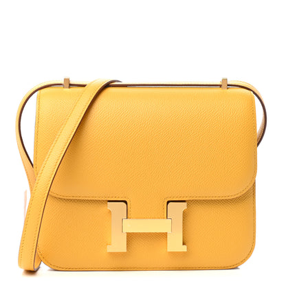 Hermes Epsom Constance 18 Jaune Ambre 1 of 10