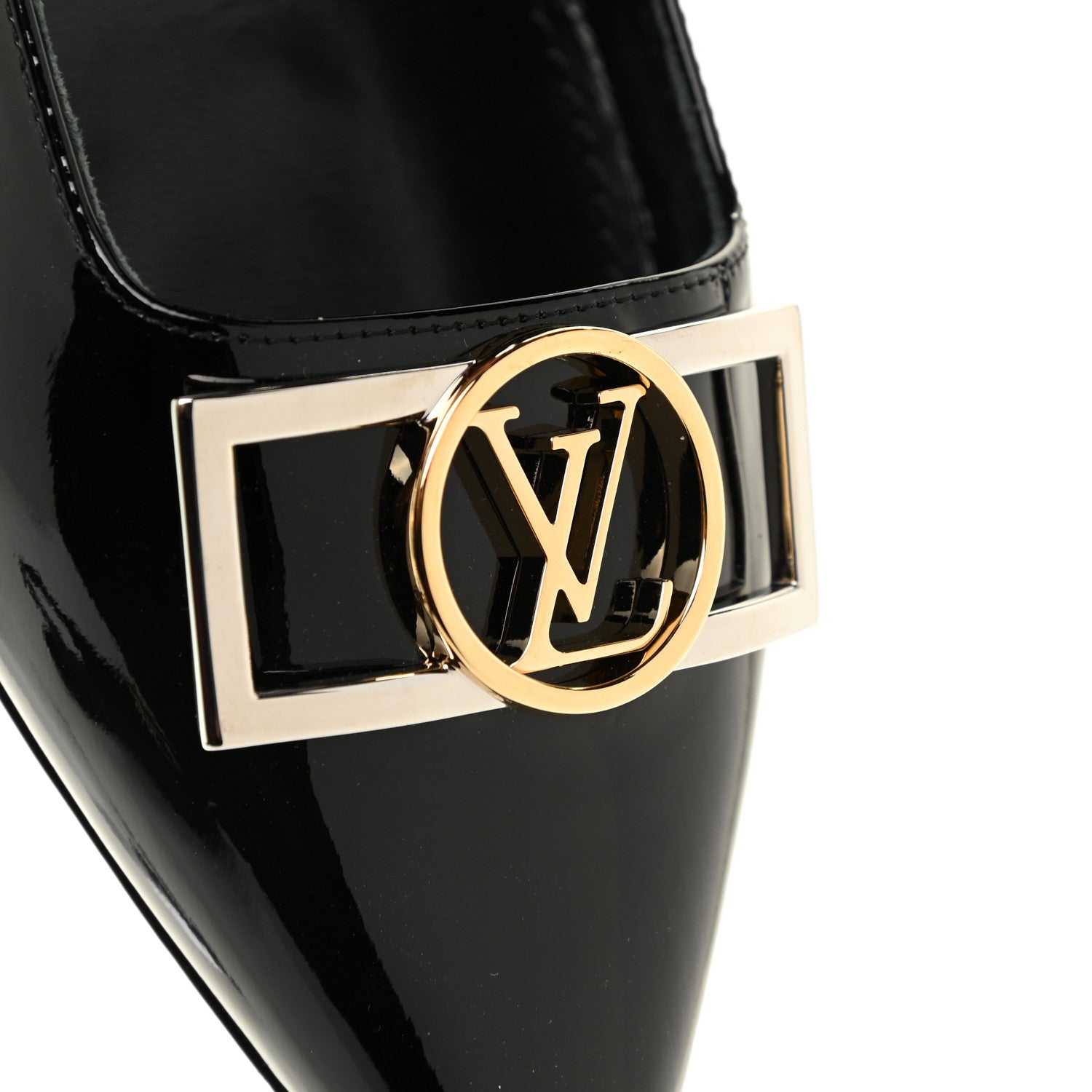 Louis Vuitton Patent Insider Slingback Ballerina Flats 38 Black 8 of 8