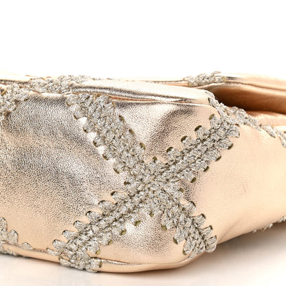Chanel Metallic Calfskin Crochet Medium Chanel 19 Flap Gold 6 of 9