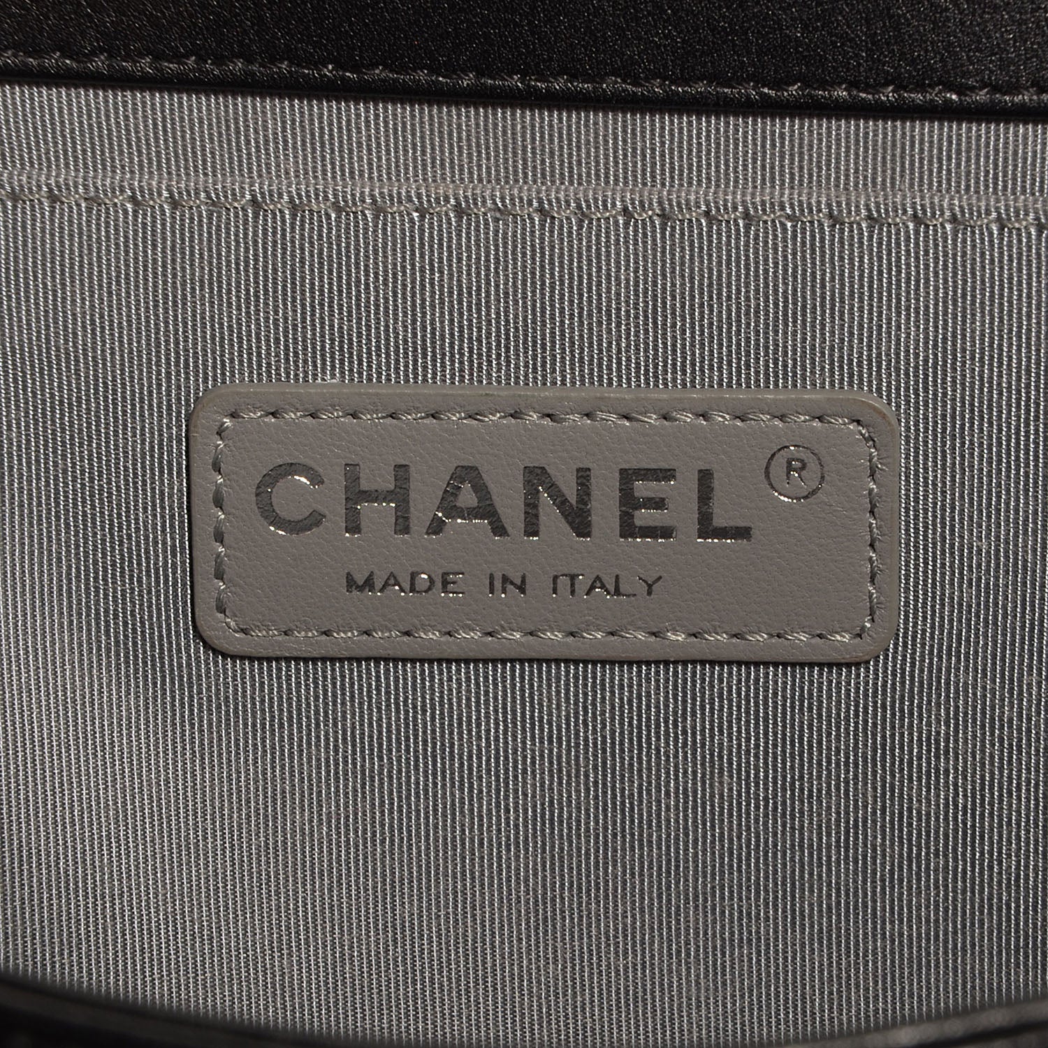 Chanel Metallic Calfskin Quilted Medium Boy Flap Black 6 of 8
