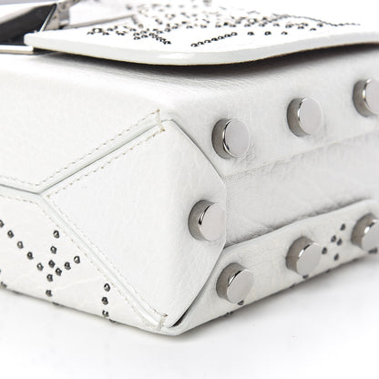 Jimmy Choo Lambskin Studded Star Lockett Petite Crossbody Bag Chalk 10 of 10