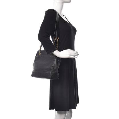 Chanel Caviar CC Shoulder Bag Black 2 of 14