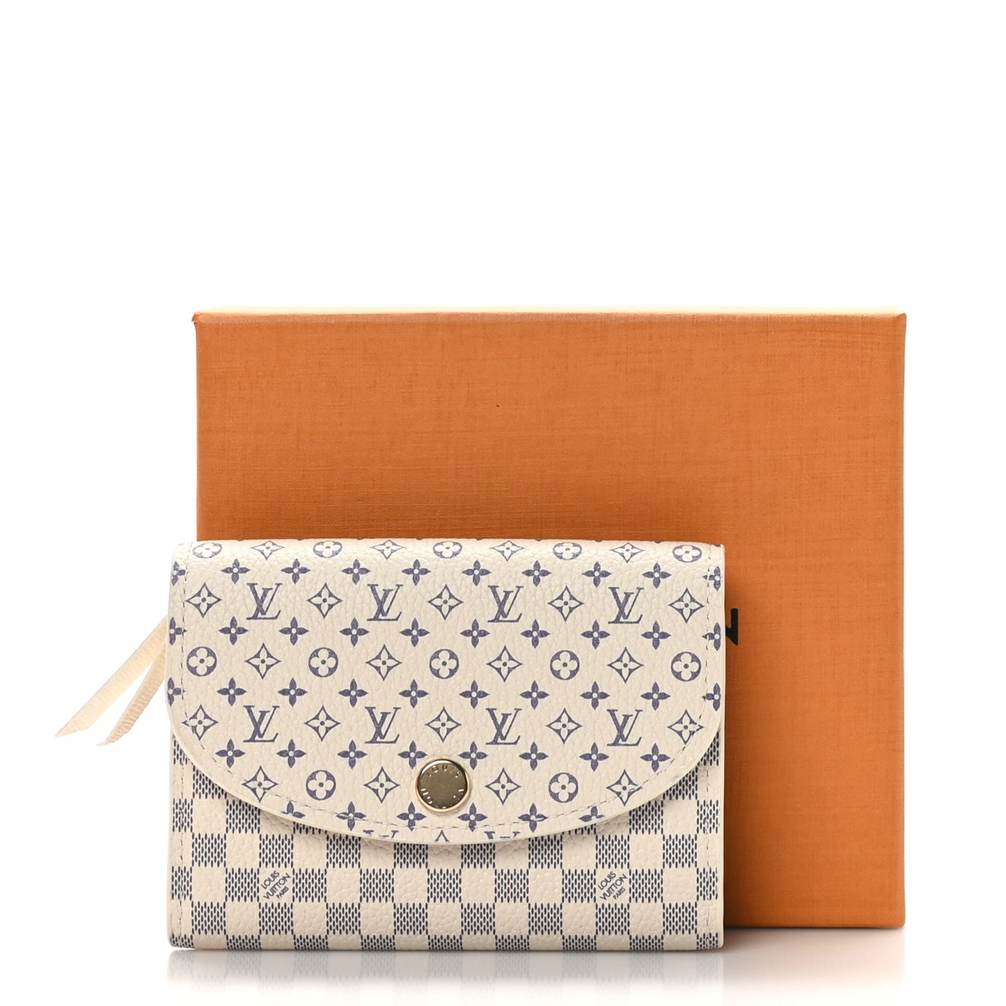 Damier Azur Calfskin Monogram Rosalie Coin Purse