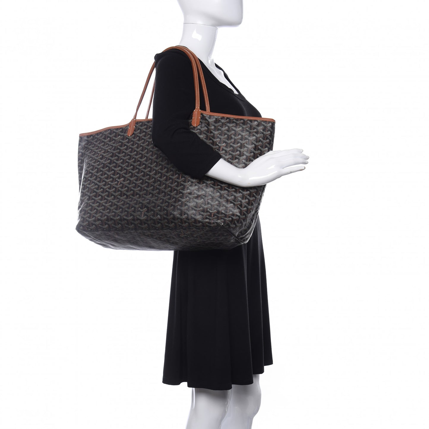 Goyardine Saint Louis GM Black Gold