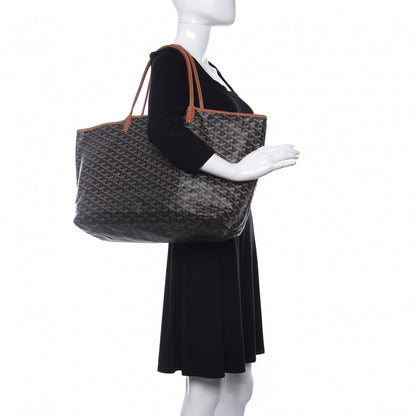 Goyard Goyardine Saint Louis GM Black Gold 2 of 20