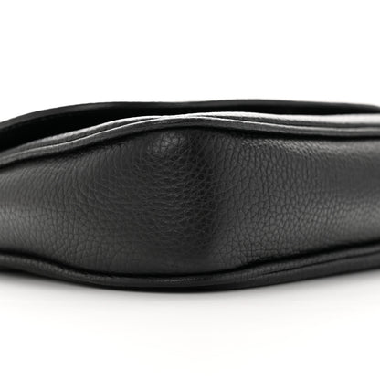 Gucci Pebbled Calfskin Medium Soho Flap Crossbody Black 10 of 13