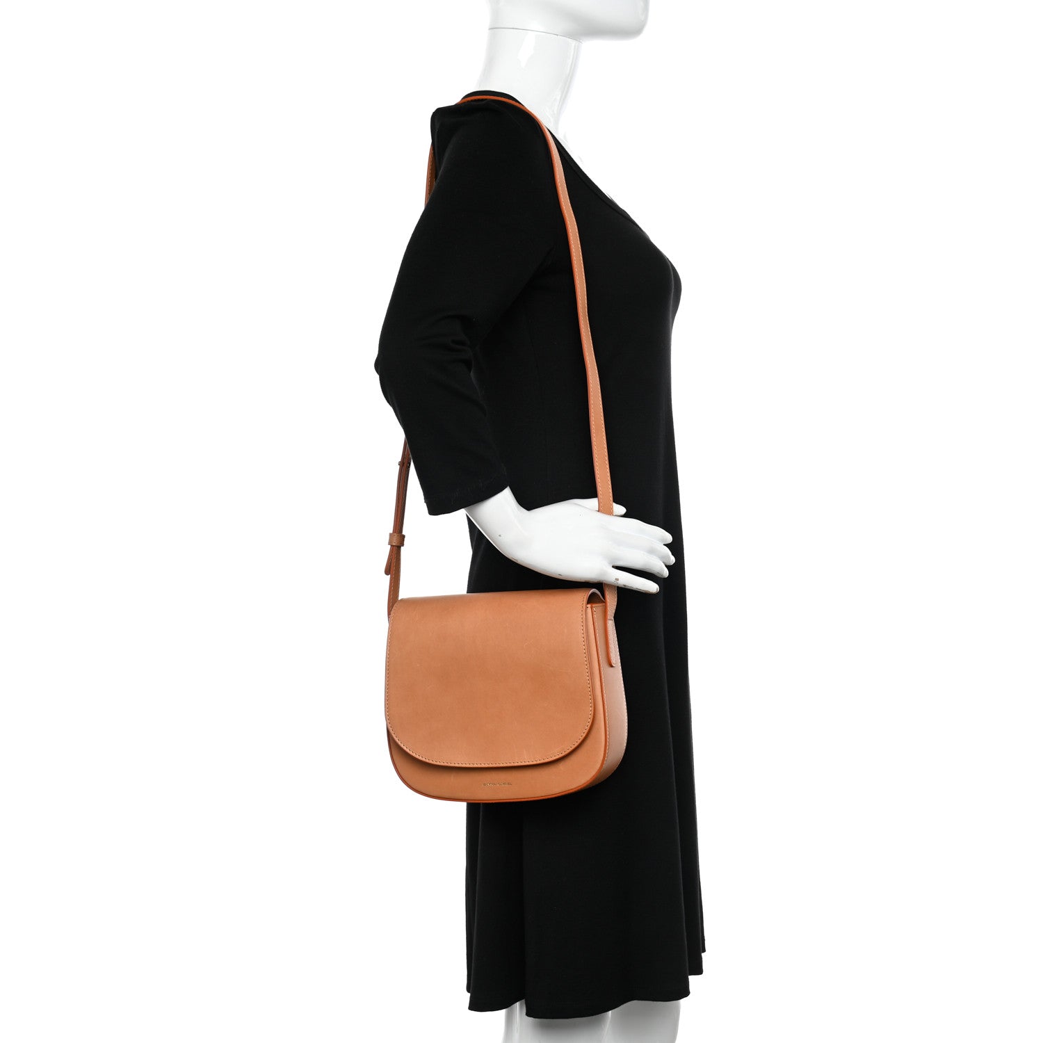 Mansur Gavriel Calfskin Crossbody Bag Cammello 2 of 15