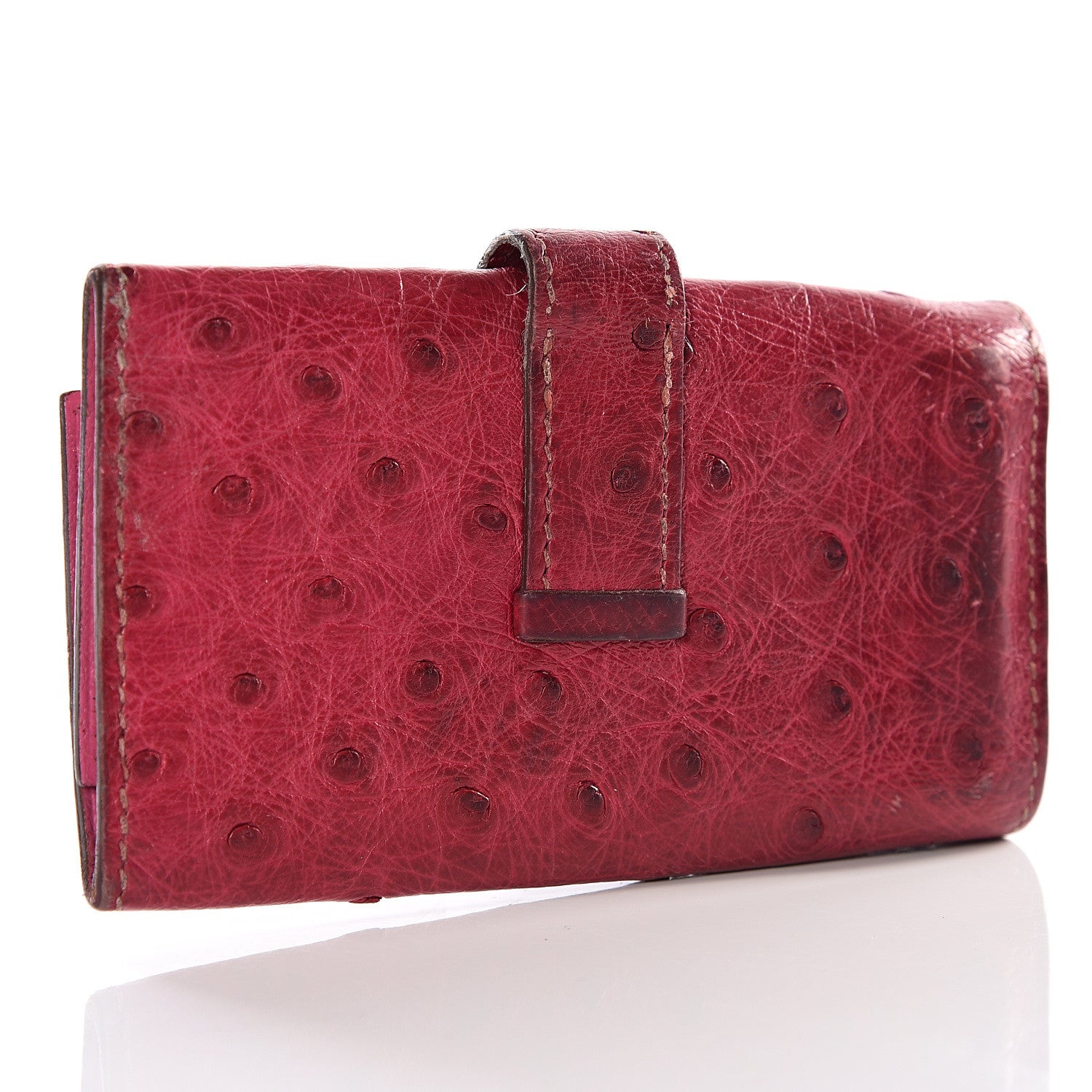 Hermes Ostrich Bearn Multicles 4 Key Holder 13 of 14