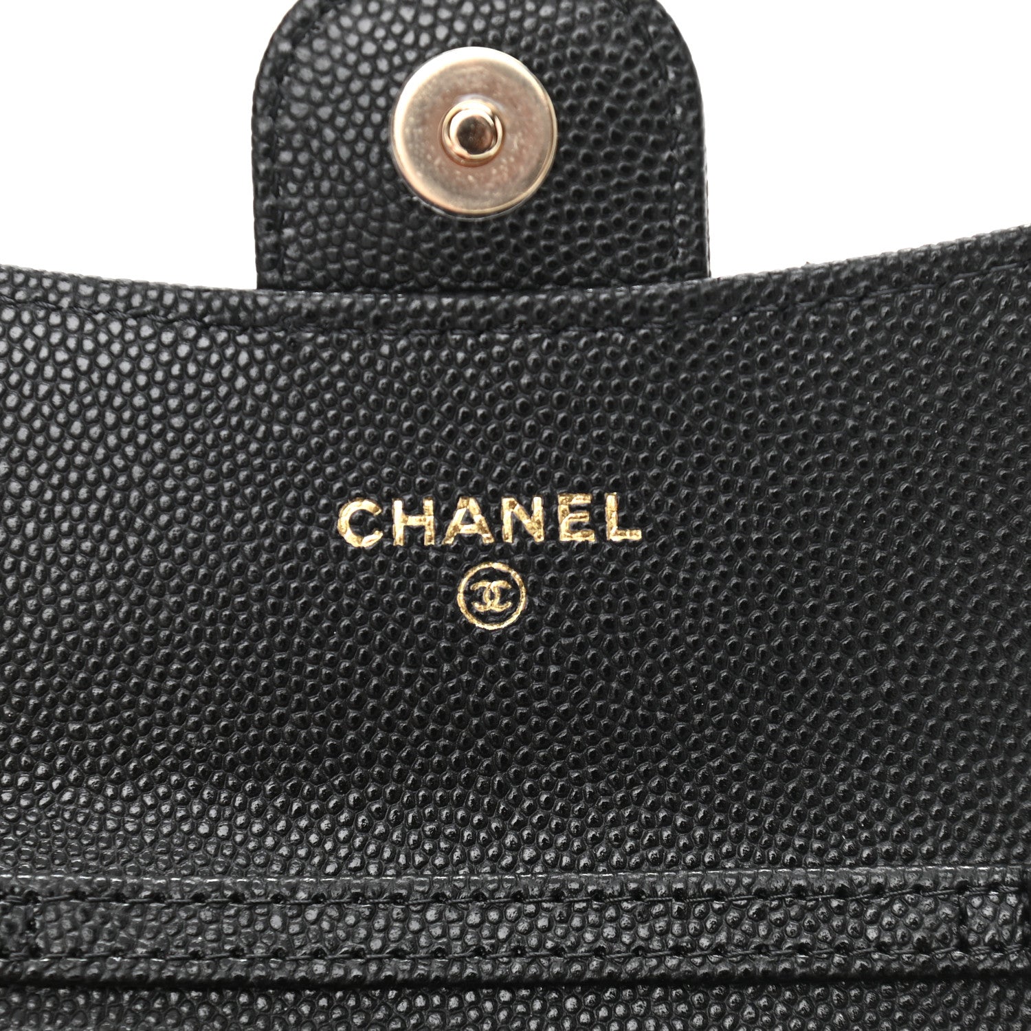 Chanel Caviar Quilted Flap Card Holder On Chain Black 6 of 12