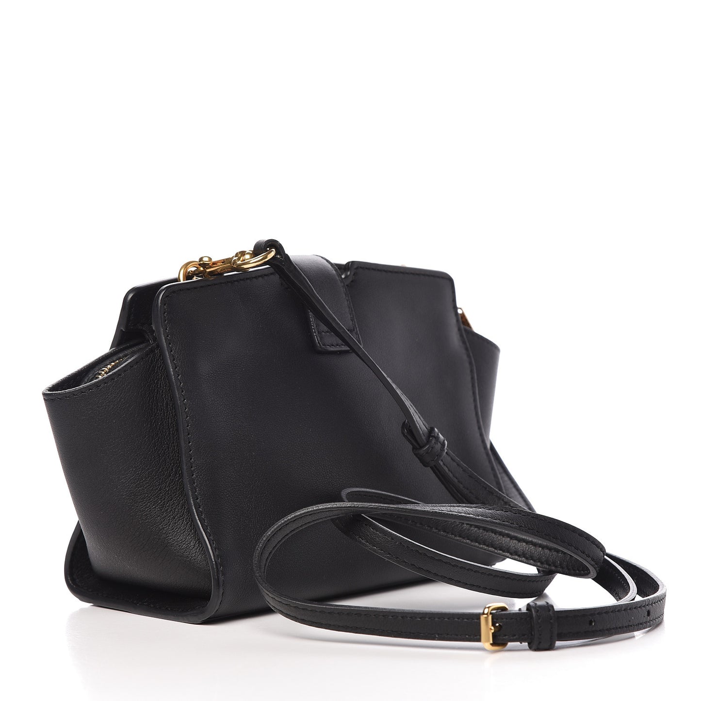 Calfskin Monogram Toy Cabas Black