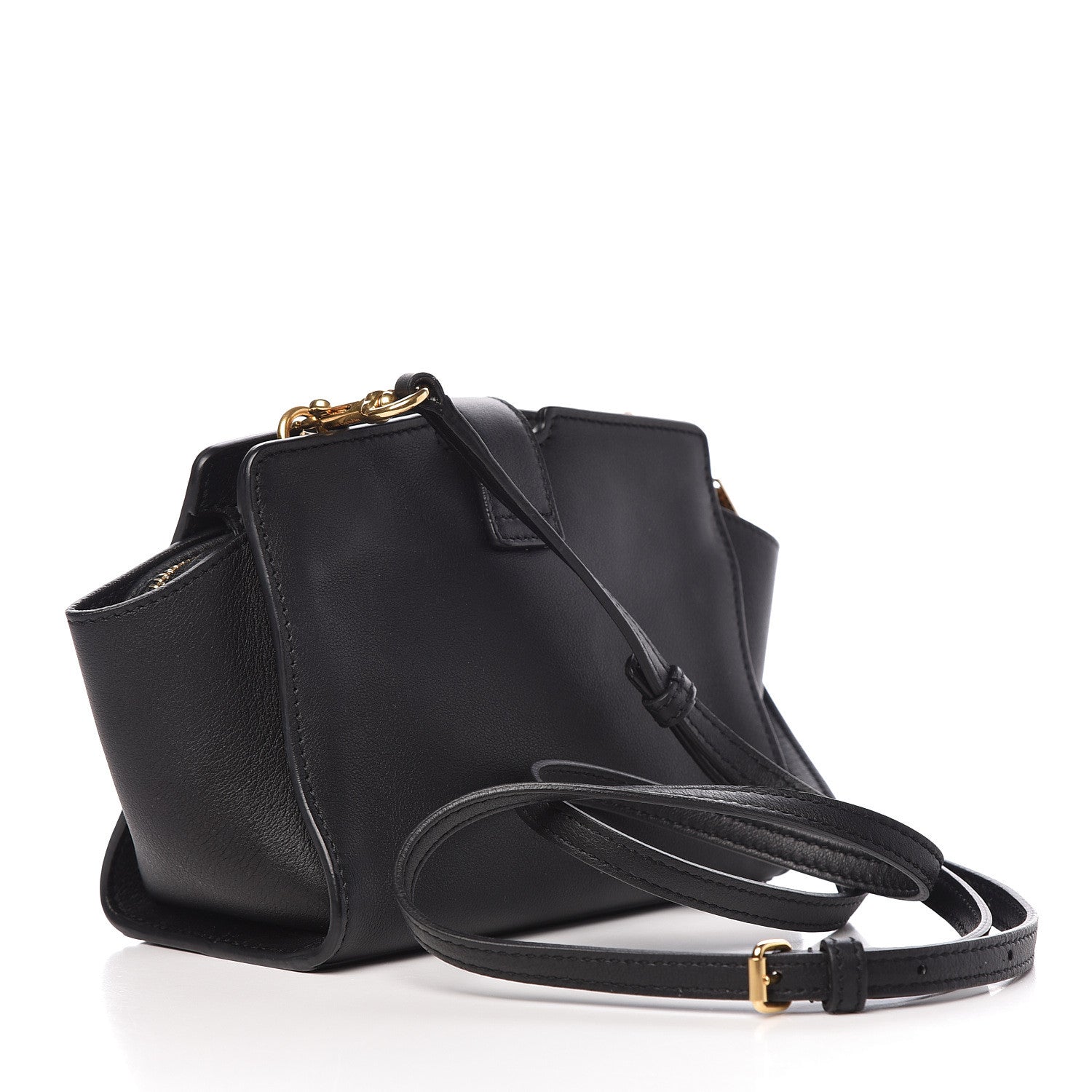 Saint Laurent Calfskin Monogram Toy Cabas Black 3 of 10
