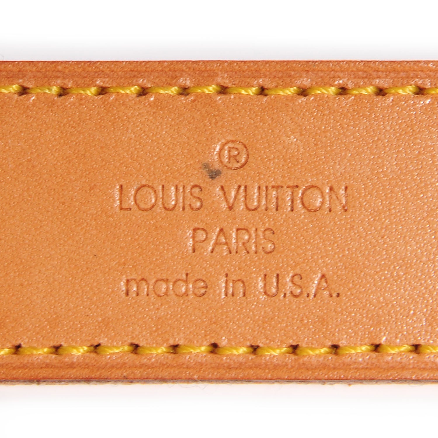 Louis Vuitton Vachetta Shoulder Strap Pad 4 of 4