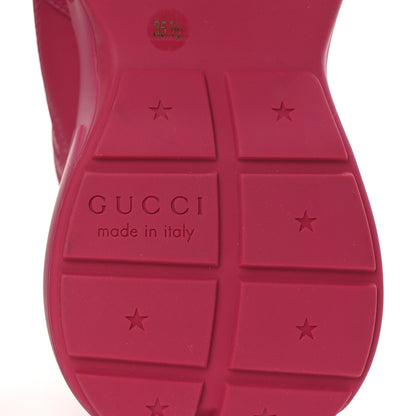 Gucci Calfskin Logo Womens Rhyton Sneakers 35.5 Box Pink 7 of 9