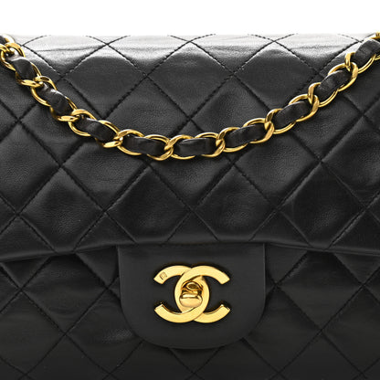 Chanel Lambskin Quilted Small Double Flap Black 9 of 14