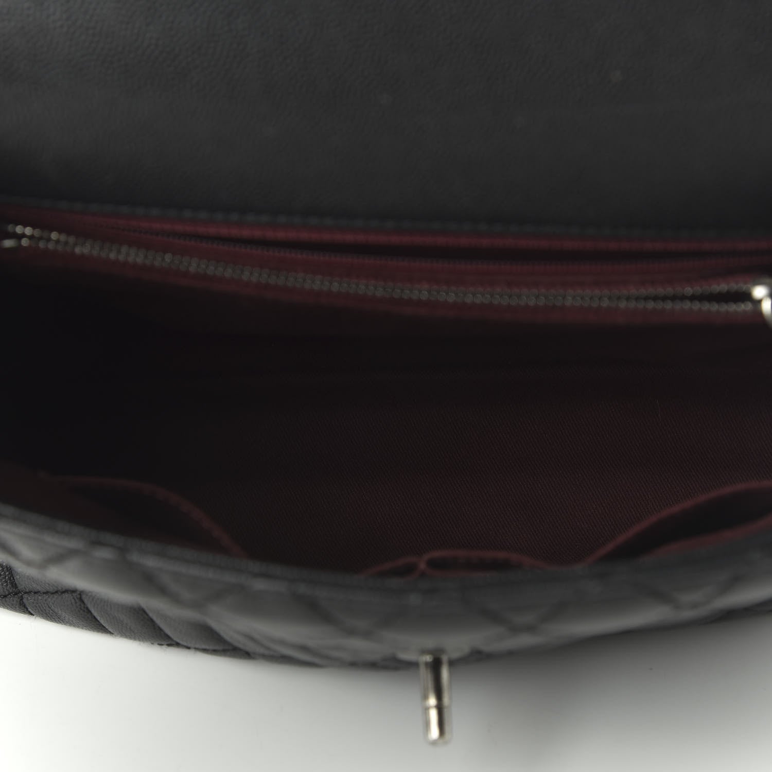 Chanel Caviar Quilted Medium Coco Handle Flap Black 5 of 11