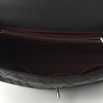 Chanel Caviar Quilted Medium Coco Handle Flap Black 5 of 11